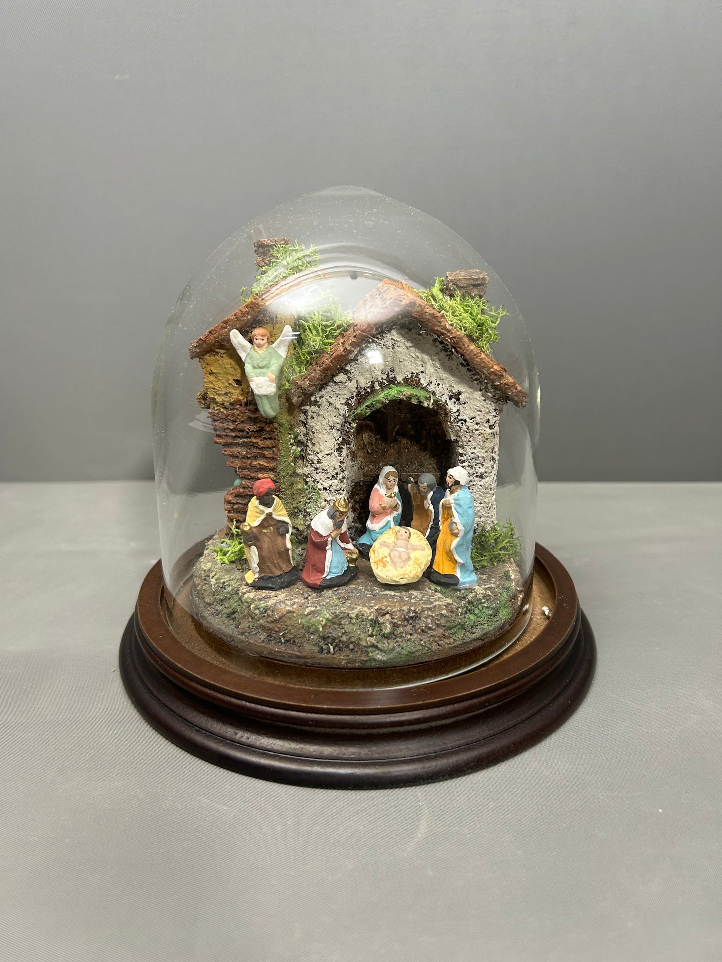 Presepe in campana di vetro mod 0100