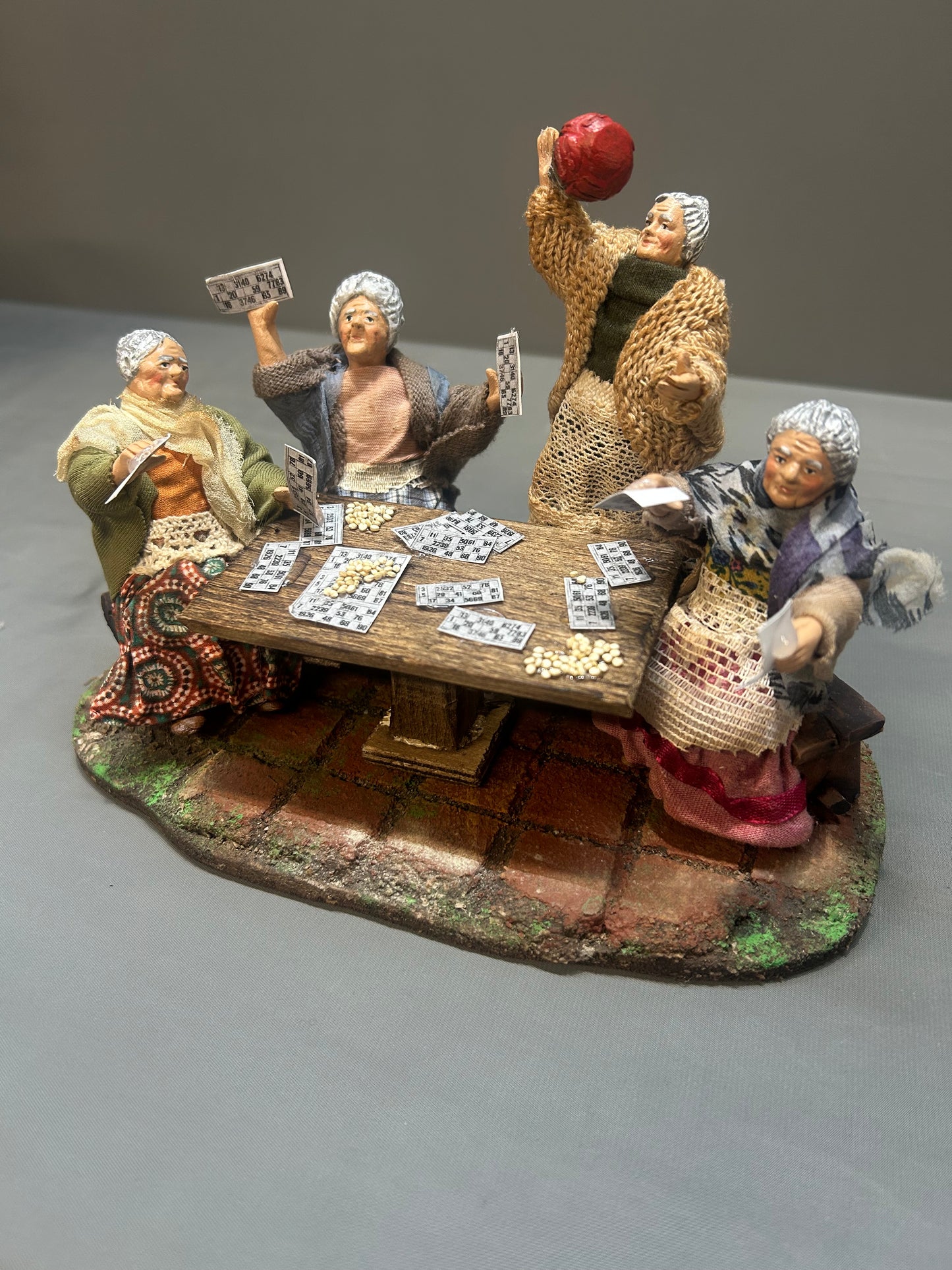 Scena della Tombola Statue 12 cm