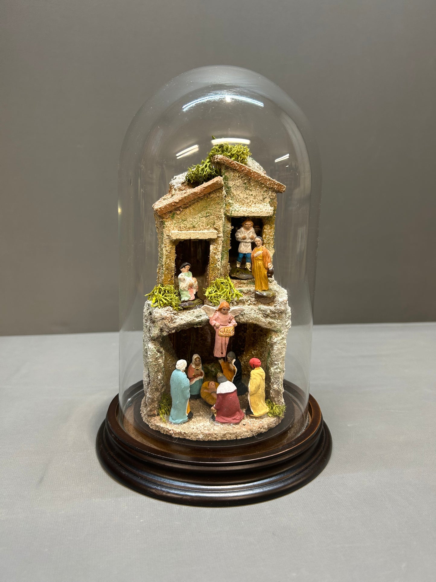 Presepe in campana di vetro mod. 0110