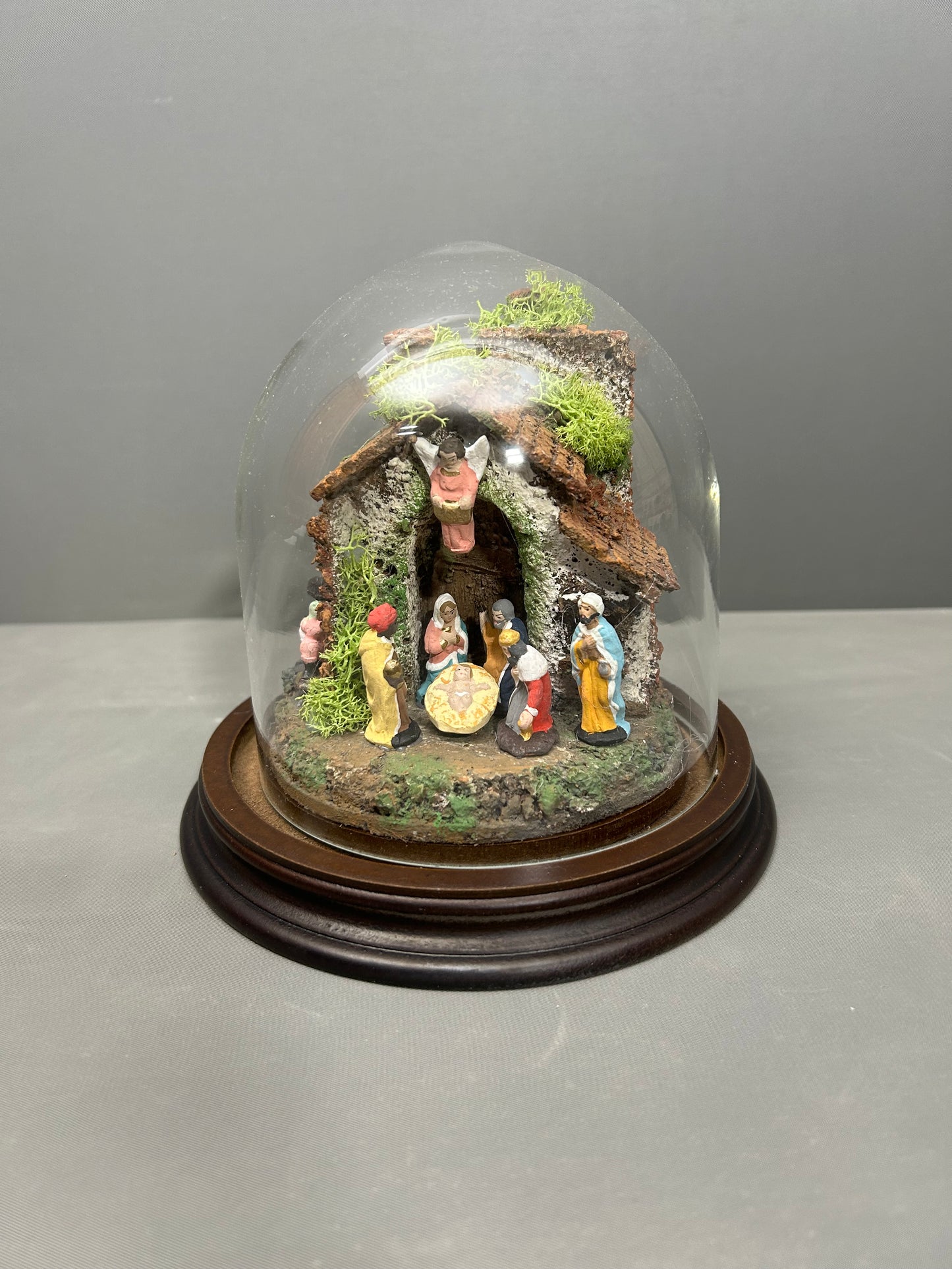 Presepe in campana di vetro mod 0100