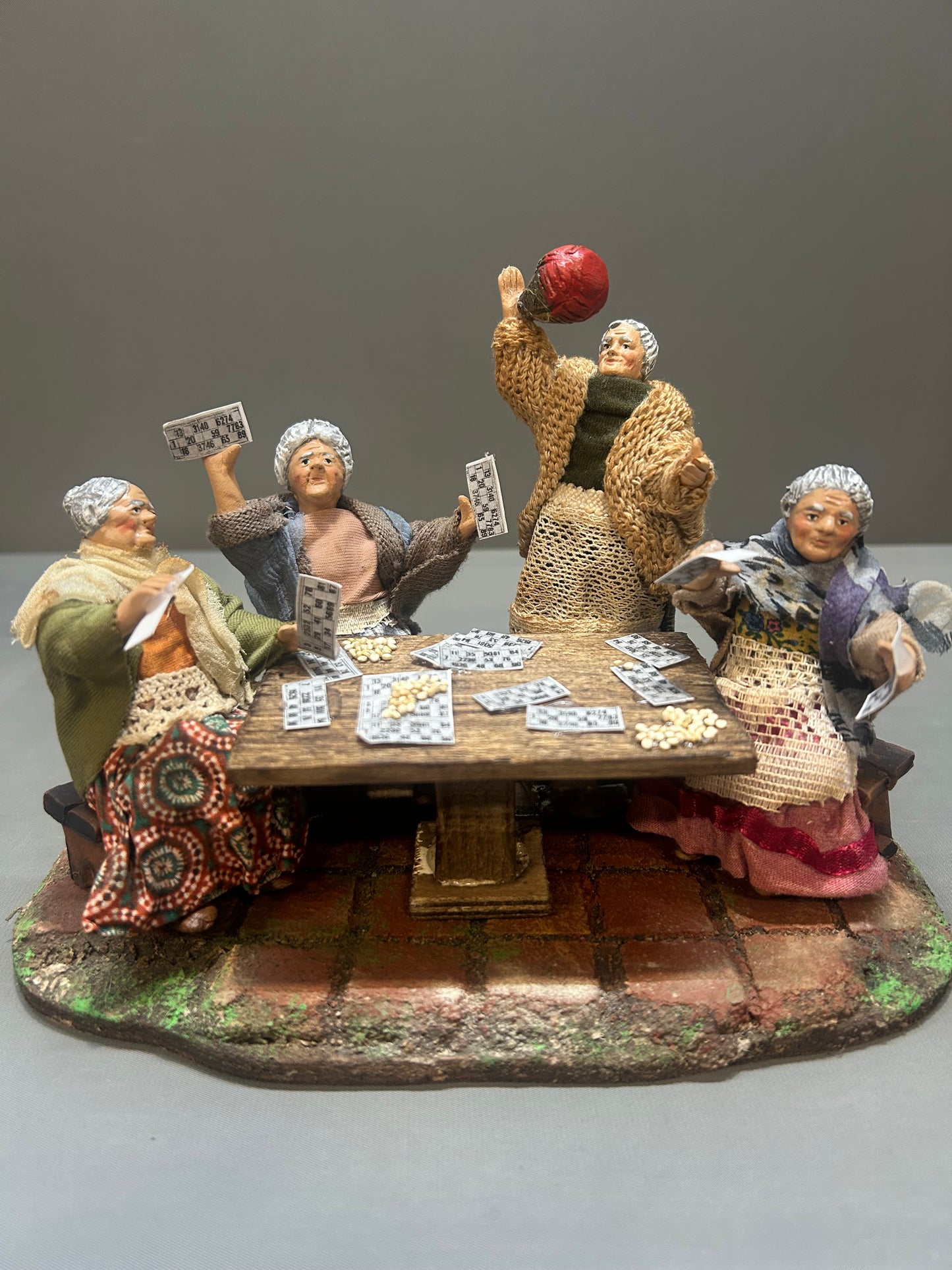 Scena della Tombola Statue 12 cm
