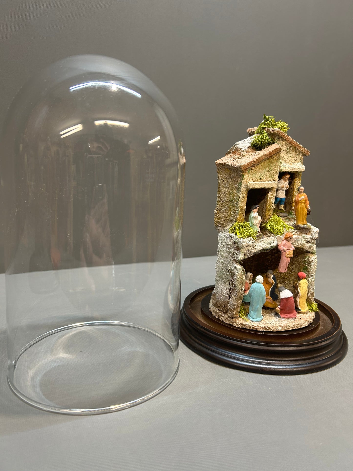 Presepe in campana di vetro mod. 0110