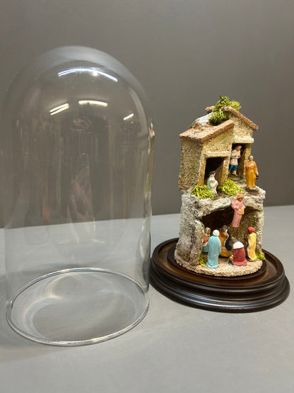 Presepe in campana di vetro mod. 0110