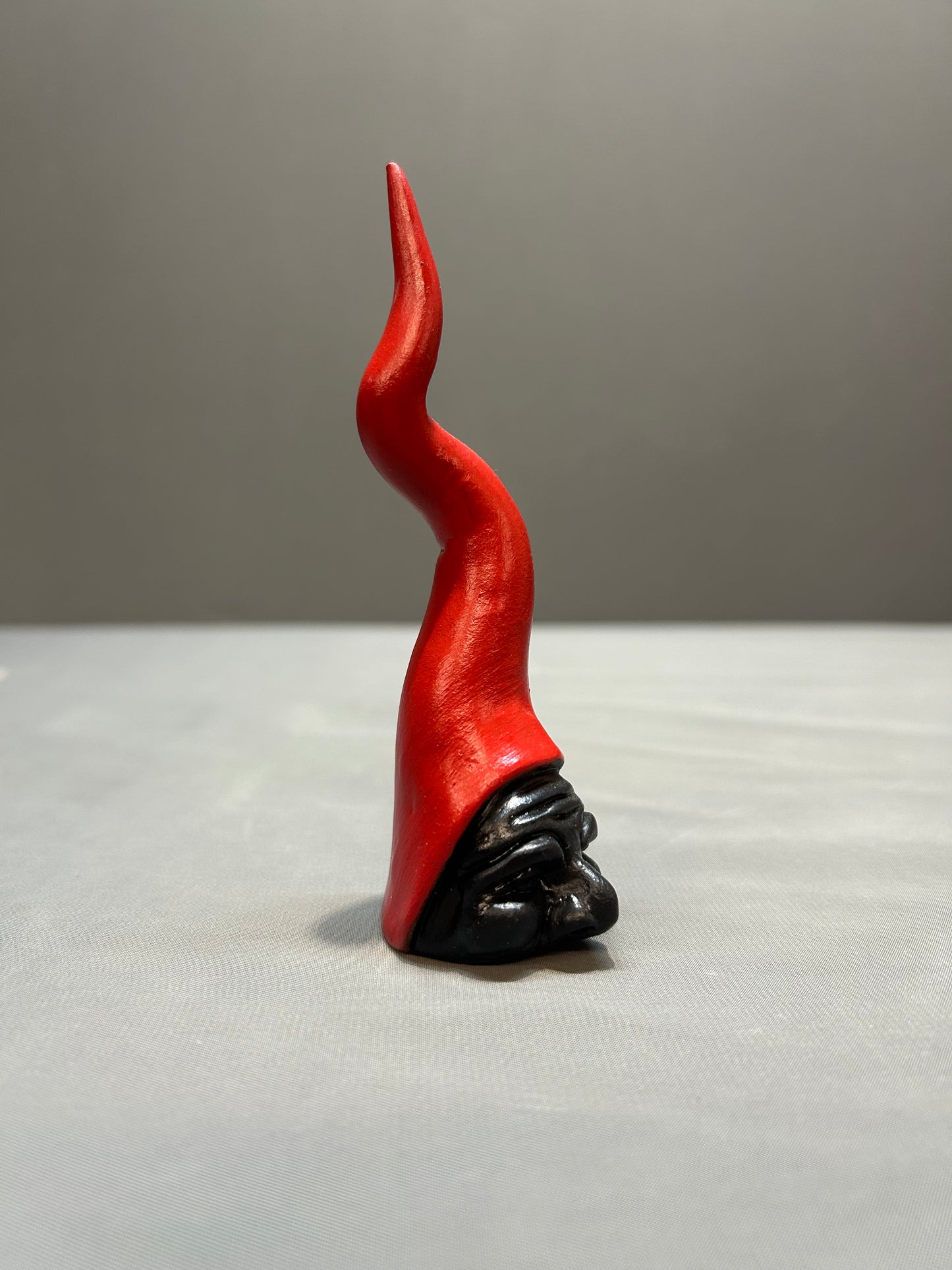 Corno con maschera Pulcinella