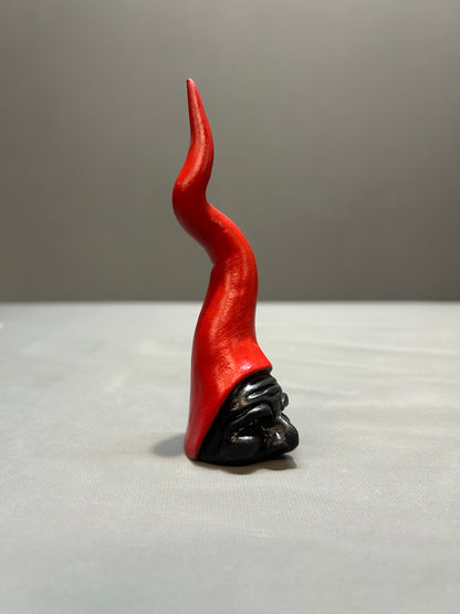 Corno con maschera Pulcinella