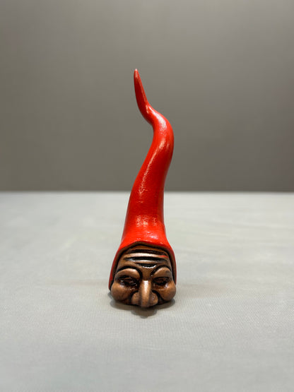 Corno con maschera Pulcinella